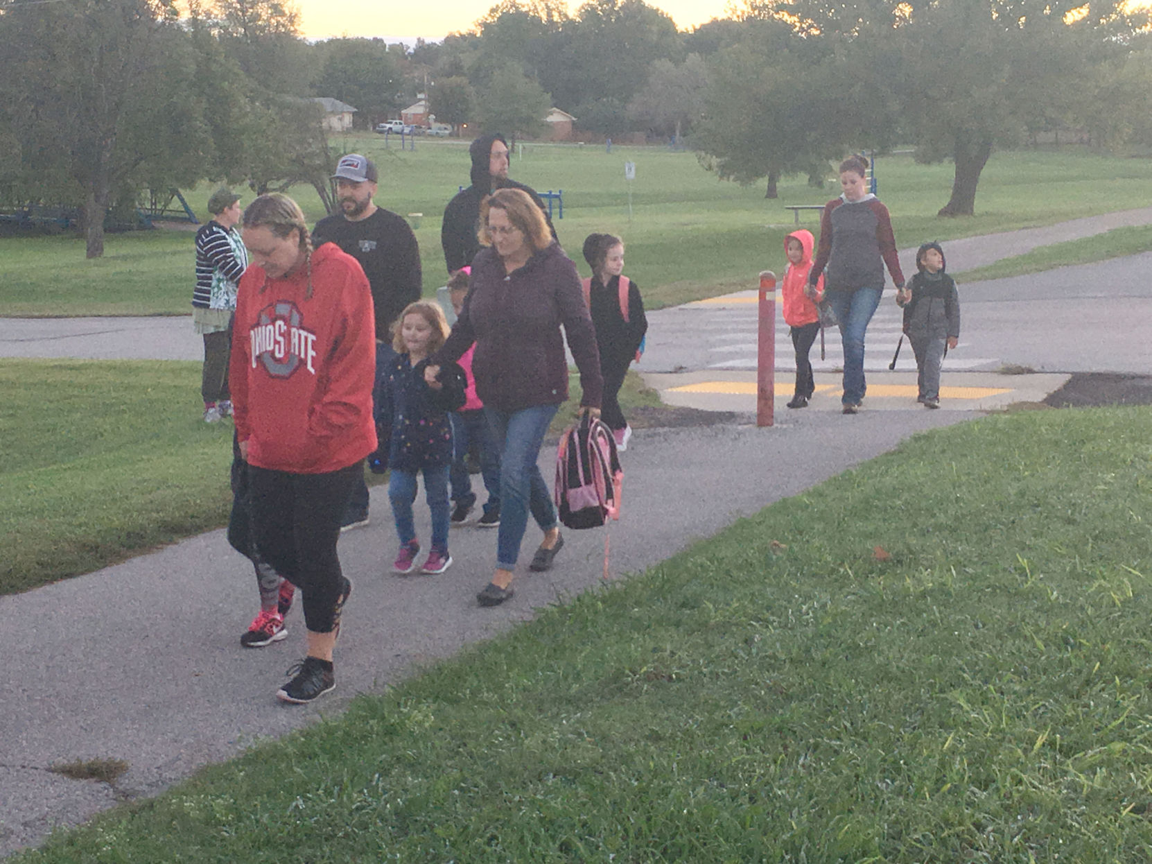 BWECC celebrates "Walk to School Day"